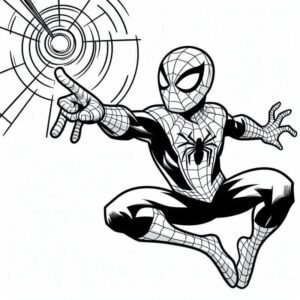 Desenho de Homem Aranha Imprimir 211