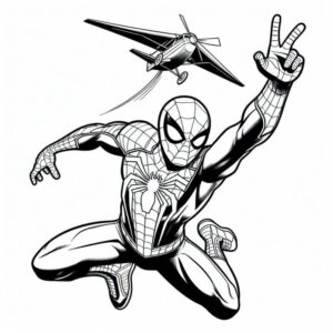 Desenho de Homem Aranha Imprimir 212