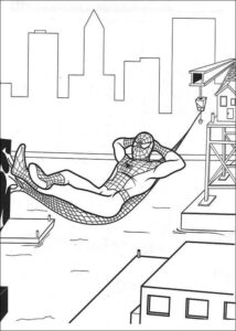 Desenho de Homem Aranha Imprimir 227