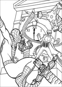 Desenho de Homem Aranha Imprimir 241