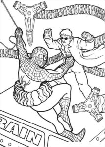 Desenho de Homem Aranha Imprimir 242