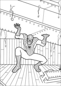 Desenho de Homem Aranha Imprimir 249