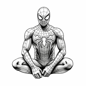 Desenho de Homem Aranha Imprimir 260