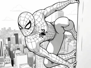 Desenho de Homem Aranha Imprimir 261