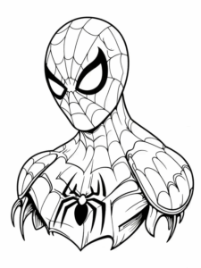 Desenho de Homem Aranha Imprimir 265