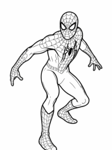 Desenho de Homem Aranha Imprimir 266