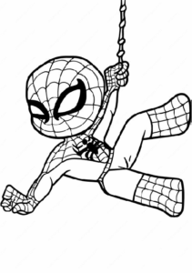 Desenho de Homem Aranha Imprimir 286