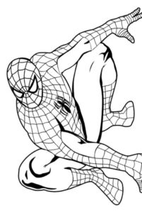 Desenho de Homem Aranha Imprimir 29