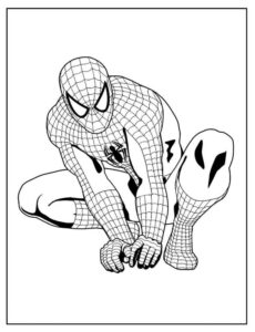 Desenho de Homem Aranha Imprimir 31