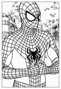 Desenho de Homem Aranha Imprimir 35 706x1024