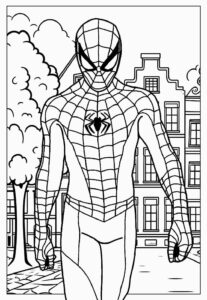 Desenho de Homem Aranha Imprimir 36