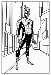 Desenho de Homem Aranha Imprimir 38