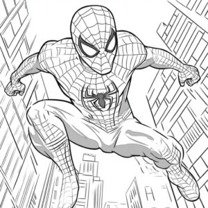 Desenho de Homem Aranha Imprimir 41