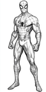 Desenho de Homem Aranha Imprimir 43