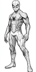 Desenho de Homem Aranha Imprimir 44