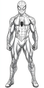 Desenho de Homem Aranha Imprimir 45