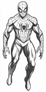 Desenho de Homem Aranha Imprimir 46