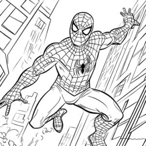 Desenho de Homem Aranha Imprimir 47