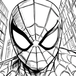 Desenho de Homem Aranha Imprimir 48