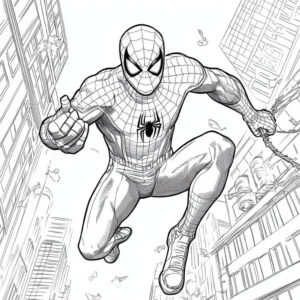 Desenho de Homem Aranha Imprimir 49