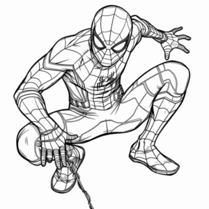 Desenho de Homem Aranha Imprimir 51