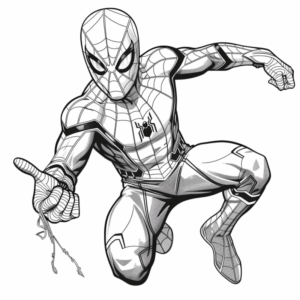Desenho de Homem Aranha Imprimir 53