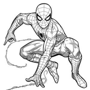 Desenho de Homem Aranha Imprimir 54