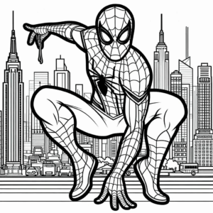 Desenho de Homem Aranha Imprimir 55