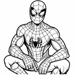 Desenho de Homem Aranha Imprimir 56