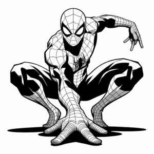 Desenho de Homem Aranha Imprimir 57