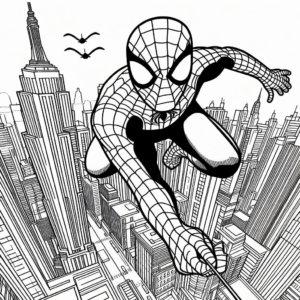 Desenho de Homem Aranha Imprimir 59