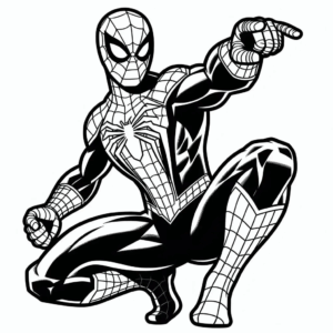 Desenho de Homem Aranha Imprimir 61