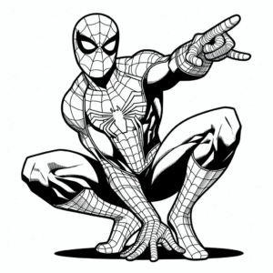 Desenho de Homem Aranha Imprimir 63