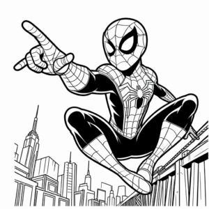 Desenho de Homem Aranha Imprimir 64