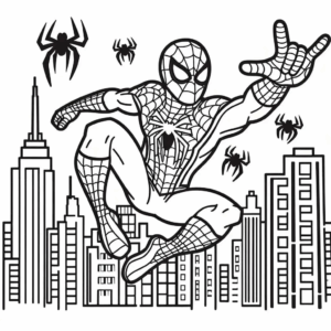 Desenho de Homem Aranha Imprimir 66