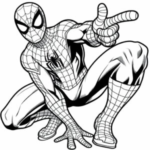 Desenho de Homem Aranha Imprimir 67