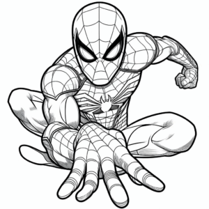 Desenho de Homem Aranha Imprimir 71
