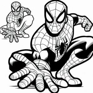 Desenho de Homem Aranha Imprimir 72