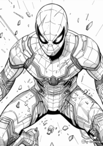 Desenho de Homem Aranha Imprimir 73