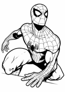 Desenho de Homem Aranha Imprimir 74