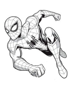 Desenho de Homem Aranha Imprimir 75