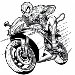 Desenho de Homem Aranha Imprimir 79