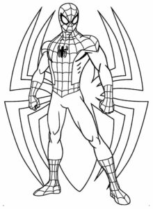 Desenho de Homem Aranha Imprimir 8