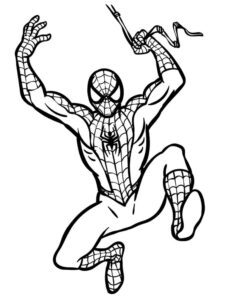 Desenho de Homem Aranha Imprimir 86
