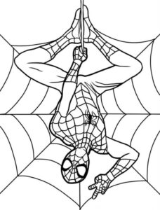 Desenho de Homem Aranha Imprimir 87