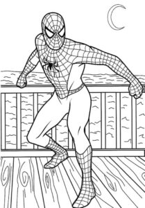 Desenho de Homem Aranha Imprimir 88