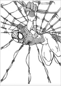 Desenho de Homem Aranha Imprimir 89