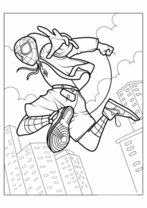 Desenho de Homem Aranha Imprimir 9
