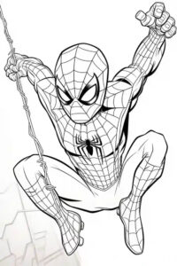 Desenho de Homem Aranha Imprimir 94