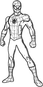 Desenho de Homem Aranha Imprimir 97